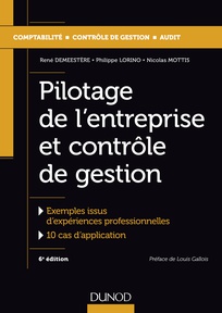 couverture du livre Pilotage de l'entreprise et contrôle de gestion